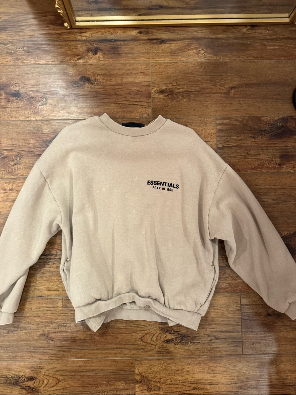 Essentials Crewneck Sweatshirt in Tan